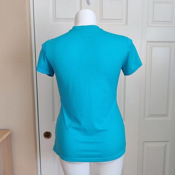 Nike Dri-Fit regular fit V-neck active tee sz L - Picture 3 of 9